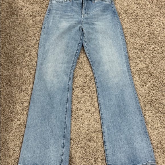 7 For All Mankind Blue Boot Cut Jeans - Picture 1 of 8